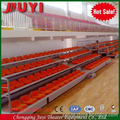 JY-706 Factory price plastic seats used bleachers for sale telescopic indoor used bleachers for sale